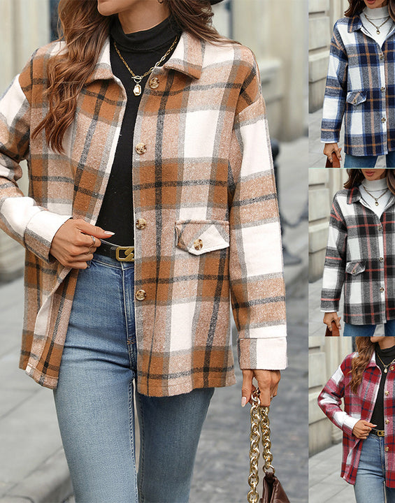 Thickening Cardigan Outerwear Top Women