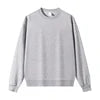 OEM Custom Logo 320GSM Composite Fabric Men's Sweatshirts Pullover Plain Blank Cotton Polyester Crewneck Sweatshirt for Men