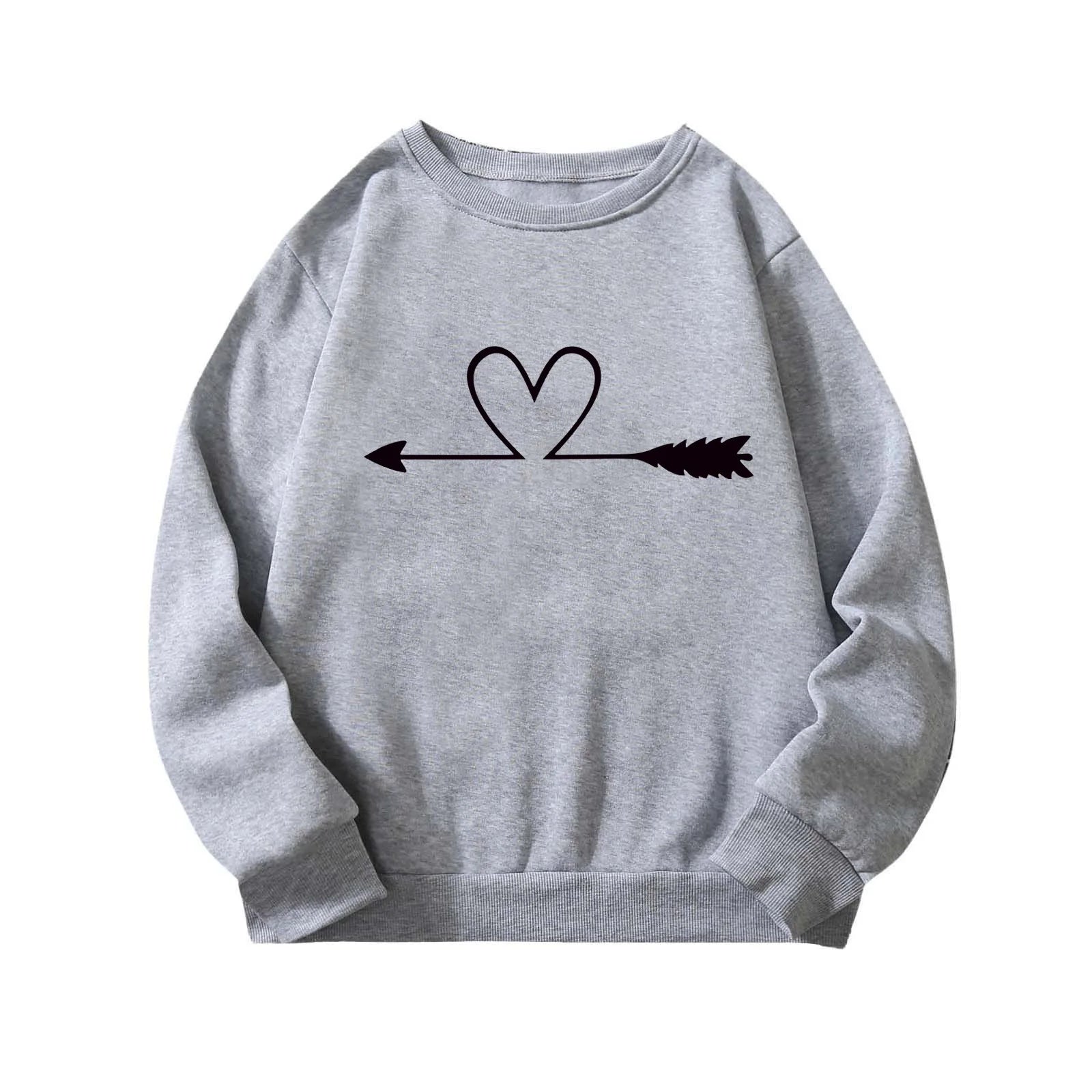 Fashion Crewneck Women Men Unisex Knit Long Sleeve Sweater Sweatshirt for Youth Spring Autumn Winter
