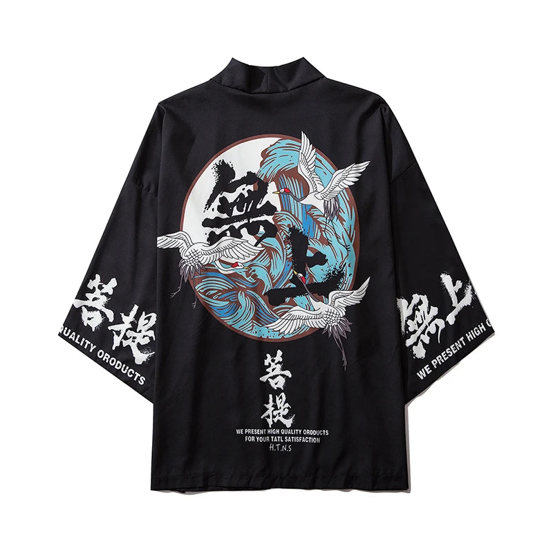 Chinese Dragon Traditional Kimono Japanese Anime Cardigan Cosplay Men Women Yukata Female Shirt Blouse Asian Clothing Robe
