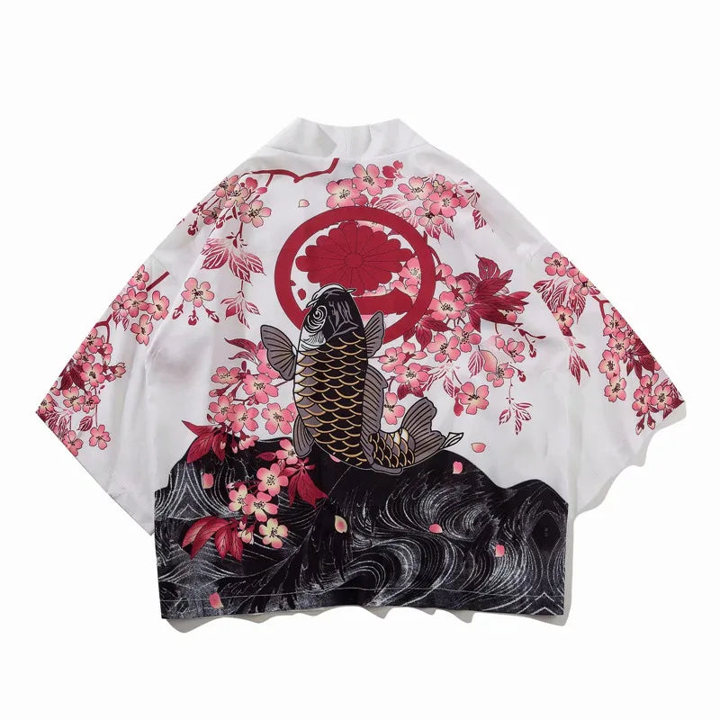 Chinese Dragon Traditional Kimono Japanese Anime Cardigan Cosplay Men Women Yukata Female Shirt Blouse Asian Clothing Robe