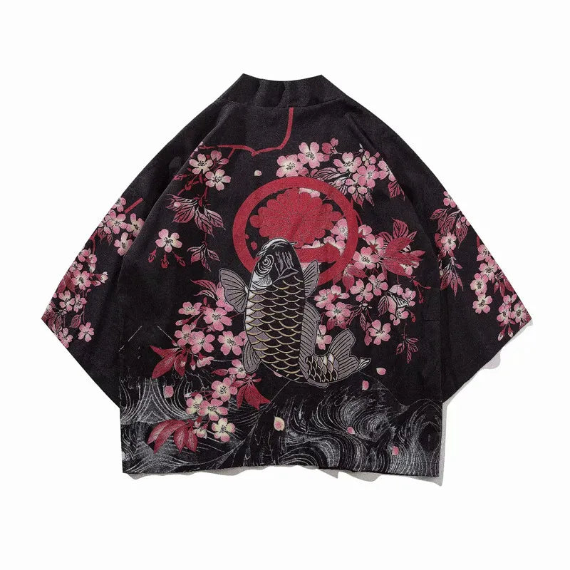 Chinese Dragon Traditional Kimono Japanese Anime Cardigan Cosplay Men Women Yukata Female Shirt Blouse Asian Clothing Robe