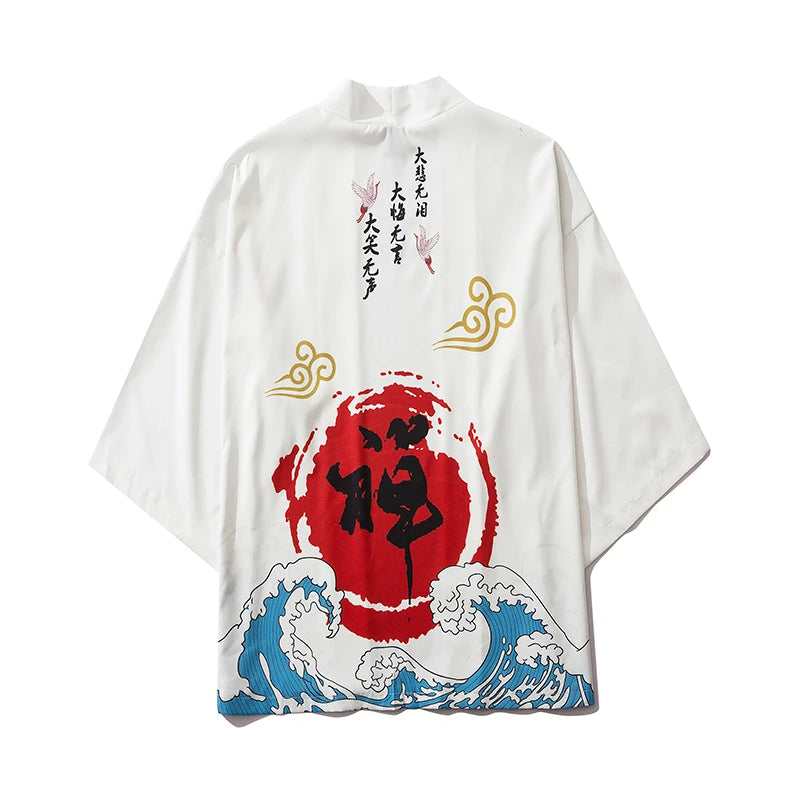 Chinese Dragon Traditional Kimono Japanese Anime Cardigan Cosplay Men Women Yukata Female Shirt Blouse Asian Clothing Robe