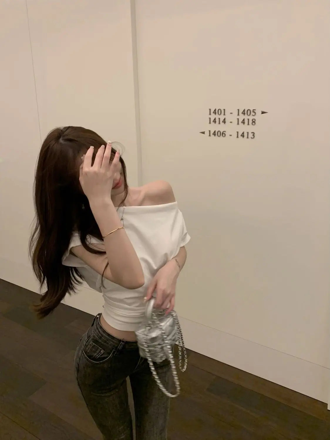 T-shirts Women Clothing Skew Collar Vintage Summer Aesthetic Sexy Off Shoulder Streetwear Elegant Minority Fashionable Pure 2023