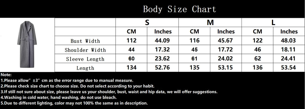 KONDALA Vintage Casual Chic Solid Women Overcoat Double Breasted Oversized Long Jackets Fashion 2025 Autumn Winter Thick Coats