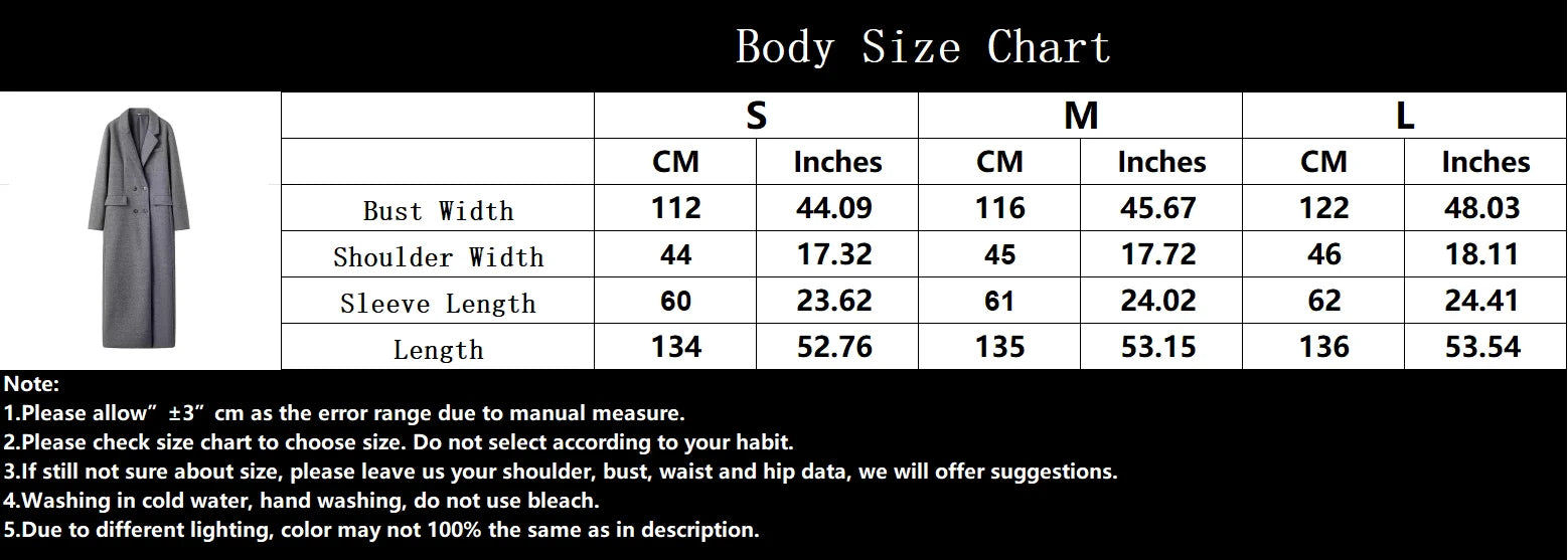 KONDALA Vintage Casual Chic Solid Women Overcoat Double Breasted Oversized Long Jackets Fashion 2025 Autumn Winter Thick Coats