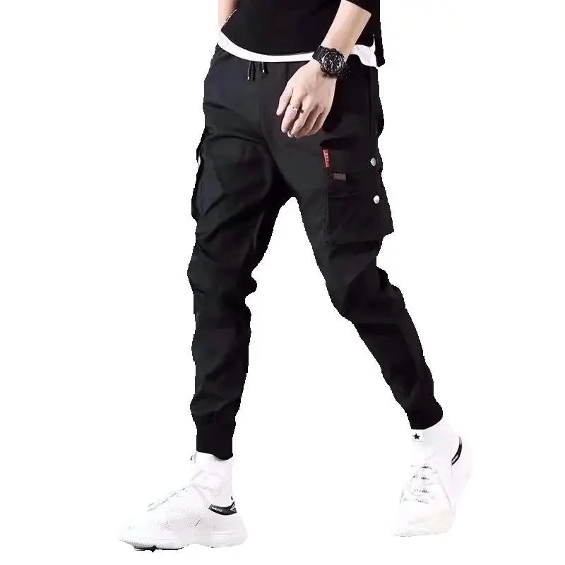 2024 New Fashionable Solid Color Pants, Multi Pocket Men's Work Pants, Loose Casual Outdoor Pants, Oversized Men's Work Pants