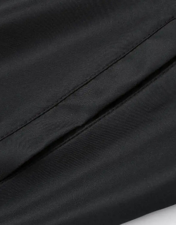 2025 Spring and Autumn New Baseball Collar Short Loose Solid Color Jacket Men's Business Casual Thin Coat Trend
