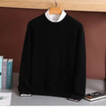 Hot Sale Cashmere Men's Sweater O-Neck Knitted Jumpers Long Sleeve Male Pullover Soft Warm Woolen Clothing habit homme