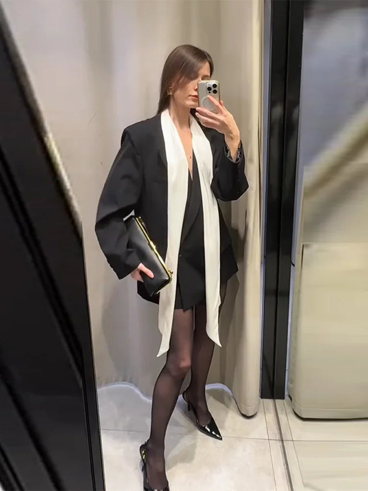 Collared Office Blazer Coat
