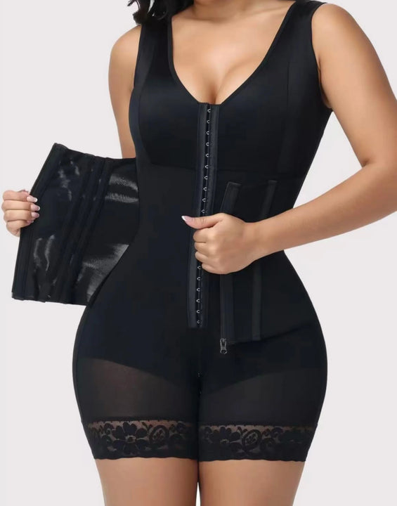 Women's Full-Body Shaper — Boned Bodysuit, Tummy Control, Shapewear, Slimming Bodysuit