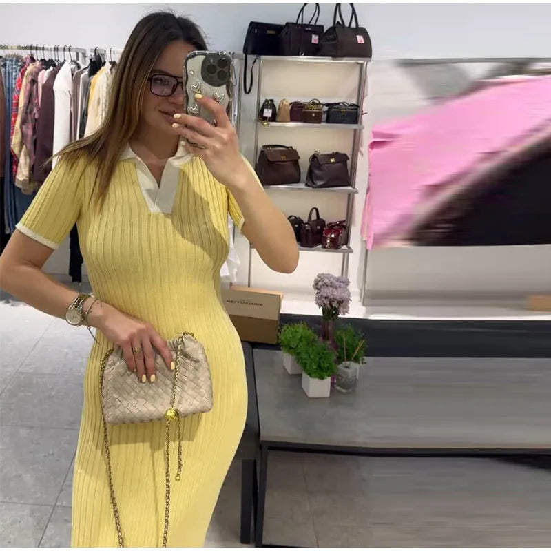 Women Elegant Maxi Dress Keyhole Neckline Braided Trim Sleeveless Backless High Slit Hem Solid Dresses 2026 Summer Fashion Gown