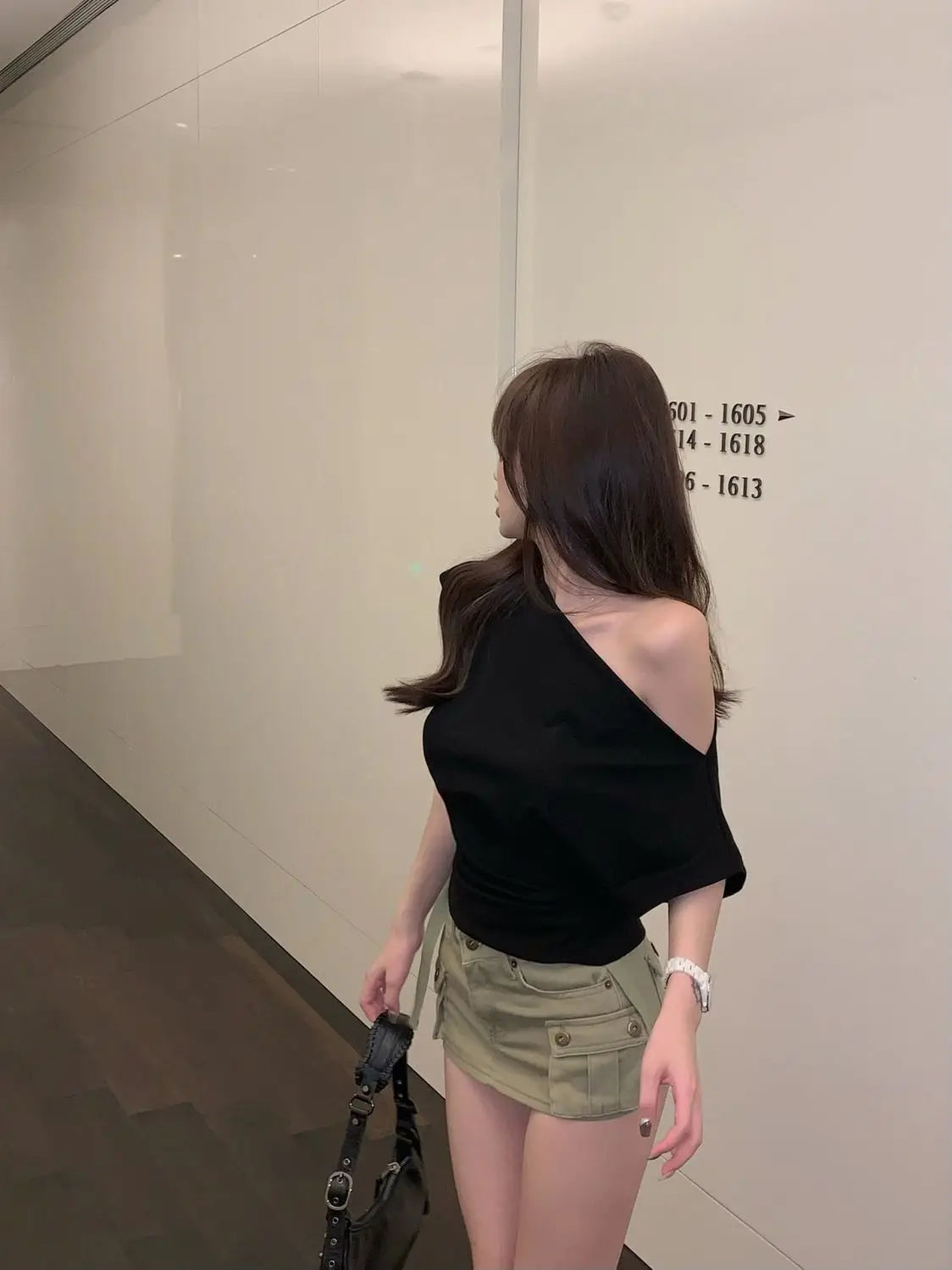 T-shirts Women Clothing Skew Collar Vintage Summer Aesthetic Sexy Off Shoulder Streetwear Elegant Minority Fashionable Pure 2023