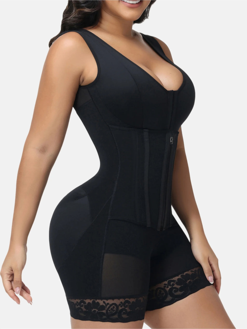 Women's Full-Body Shaper — Boned Bodysuit, Tummy Control, Shapewear, Slimming Bodysuit