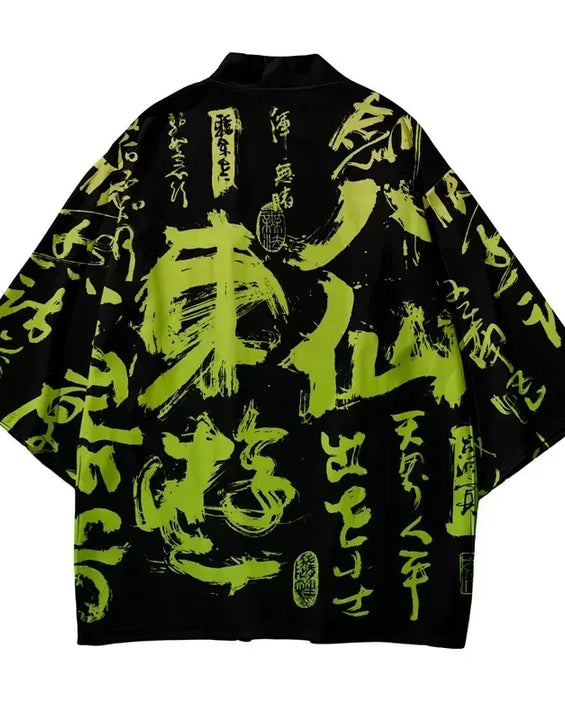 Japanese Traditional Samurai Kimono Summer Men &  Women Japan Harakuju Cardigan Yukata Fashion Unisex Anime Streetwear Haori