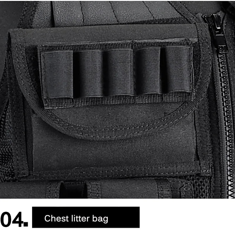 Hunting security clothing SWAT tactical vest SWAT jacket bra multi pocket CS hunting vest camping accessories