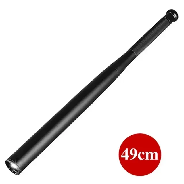 Security Flashlight Stick Outdoors Emergency Personal Torch Supplies Extended Baseball Baton Anti Riot Equipments Self Defense
