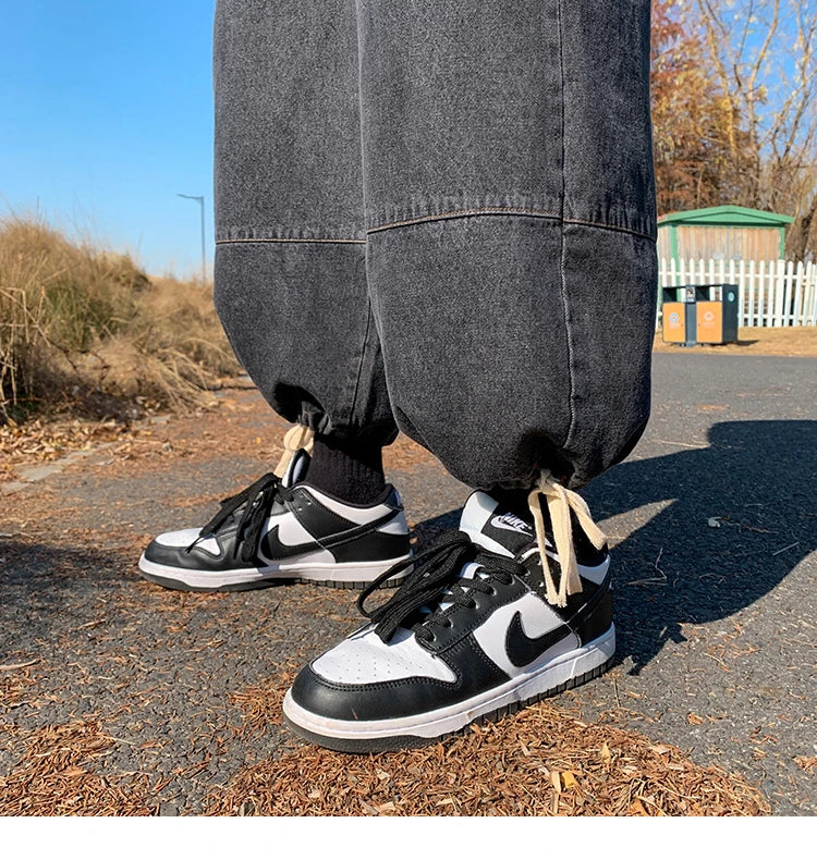 Baggy Jeans Trousers Male Denim Pants Black Wide Leg Pants Men's Jeans Oversize Cargo Korean Streetwear Hip Hop Harajuku