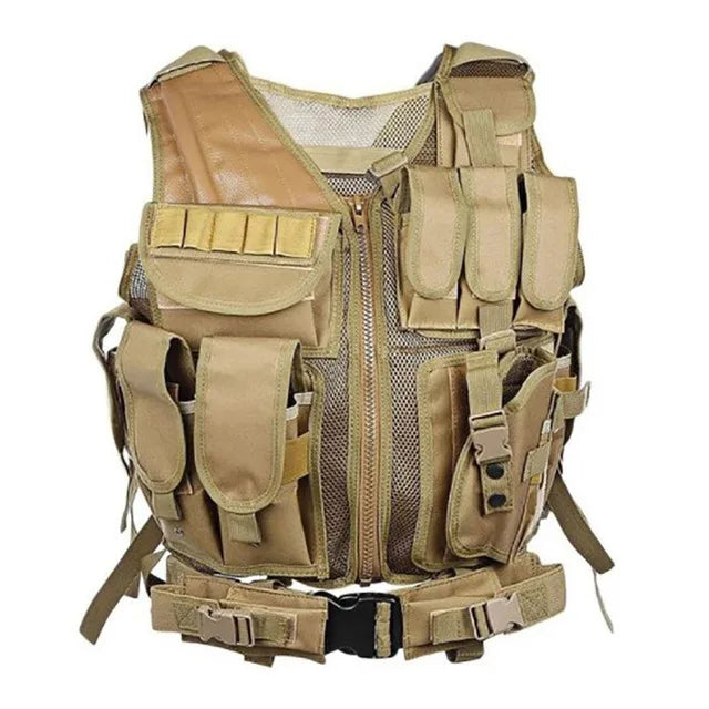 Hunting security clothing SWAT tactical vest SWAT jacket bra multi pocket CS hunting vest camping accessories