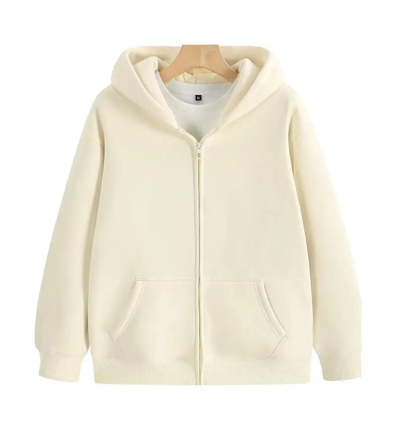 Custom LOGO Zipper 500GSM Heavy Weight Fashion Men's Hoodies Winter Casual Thick Cotton Men's Top Solid Color Hoodies Sweatshirt