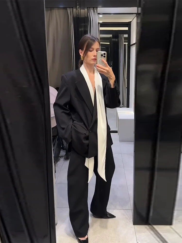 Collared Office Blazer Coat
