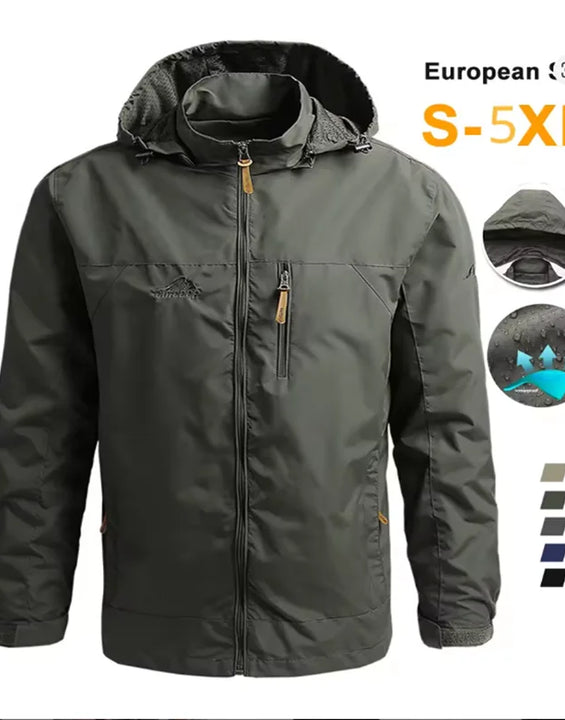 Large M-5XL Cross border Autumn/Winter Outdoor Single layer Windproof Stormtrooper Hoodie Casual Stormtrooper Sport Jacket Mount