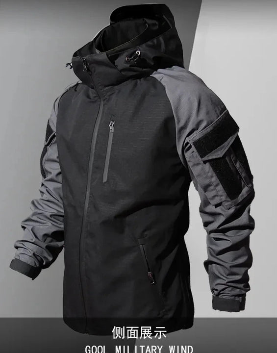 New Tactical Waterproof Sets Men Special Forces Combat Training Suit Outdoor Multi-pocket Uniform Airsoft Army Tracksuit