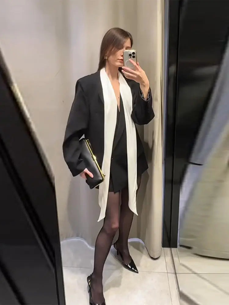Collared Office Blazer Coat