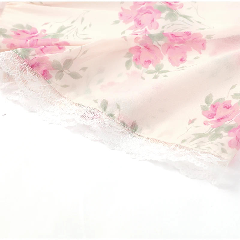 Flutter Sleeve Floral Maxi Dress