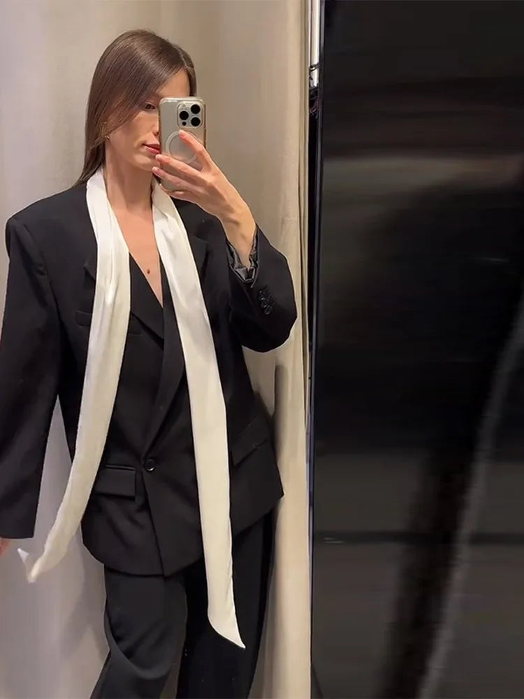 Collared Office Blazer Coat