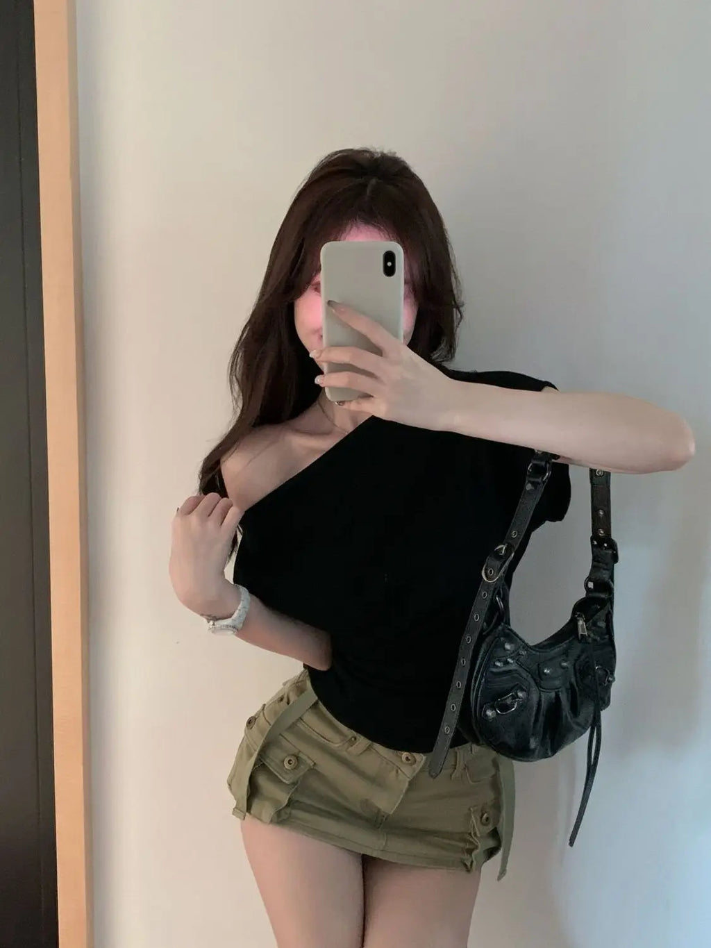 T-shirts Women Clothing Skew Collar Vintage Summer Aesthetic Sexy Off Shoulder Streetwear Elegant Minority Fashionable Pure 2023