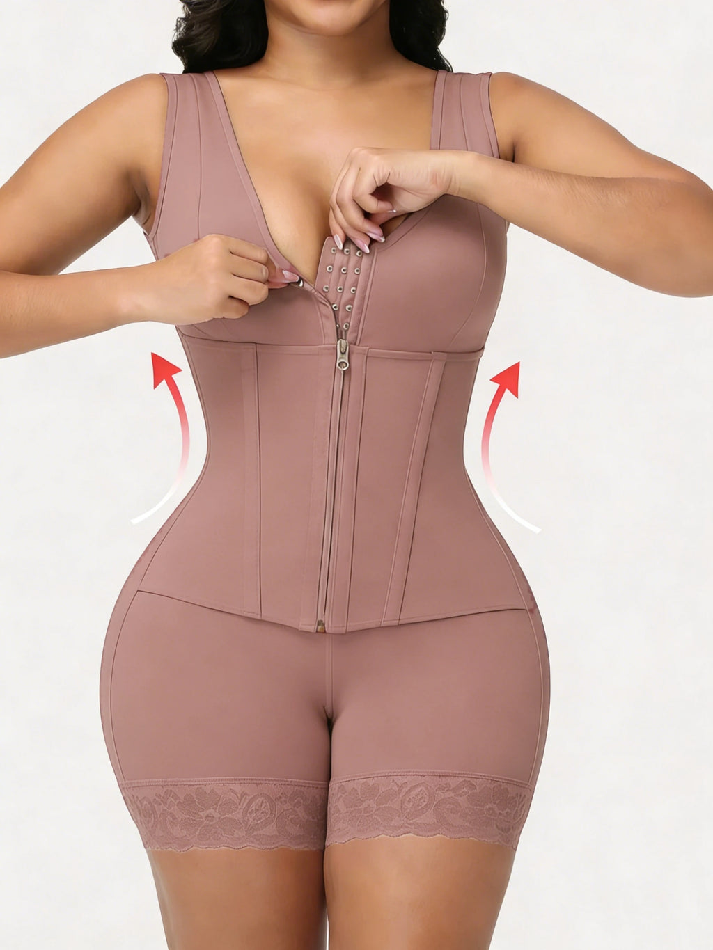 Women's Full-Body Shaper — Boned Bodysuit, Tummy Control, Shapewear, Slimming Bodysuit