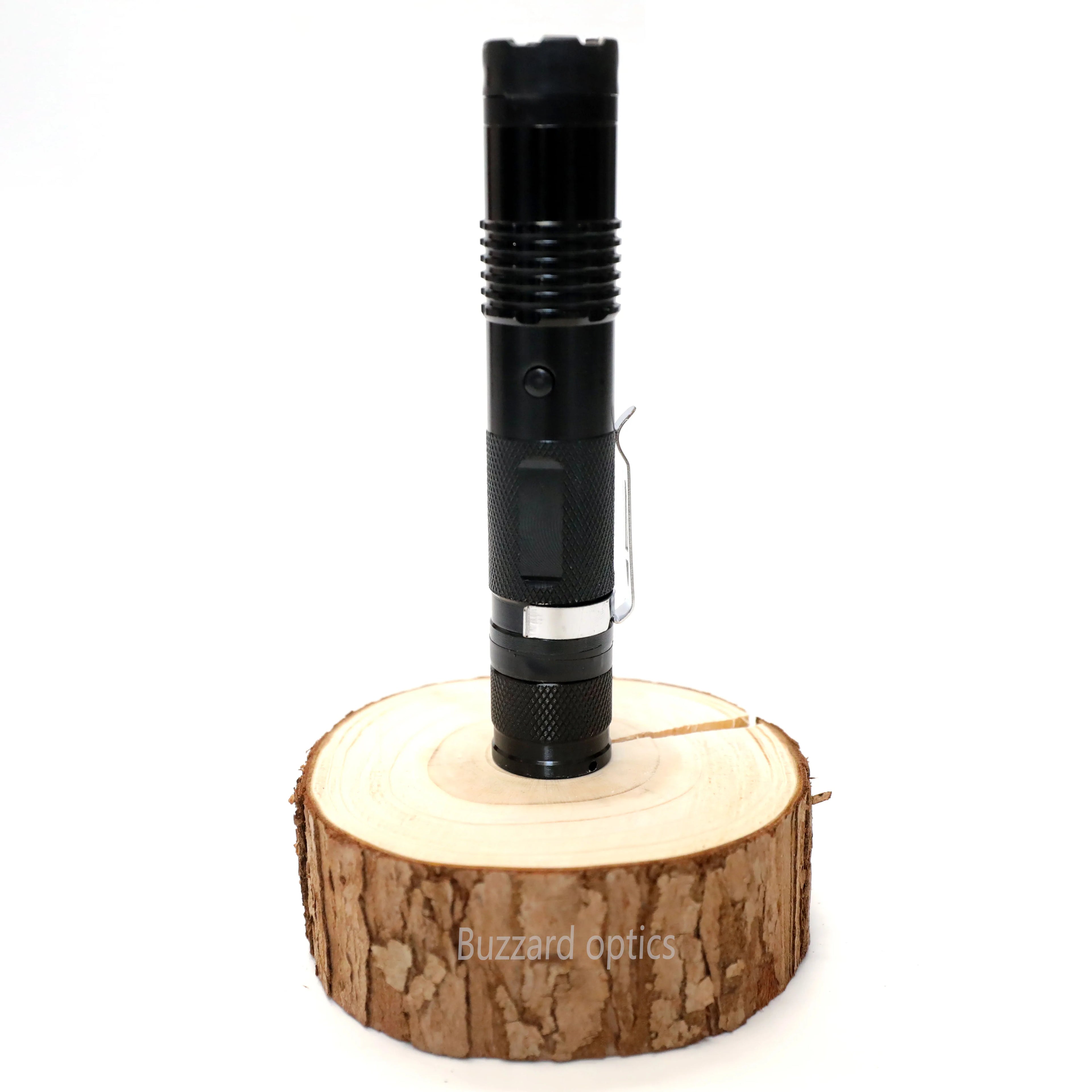 Rechargeable Defense LED Flashlight BUZZARD M11 Tactical Torch for Home Security Camping Hiking Emergency Outdoor Use