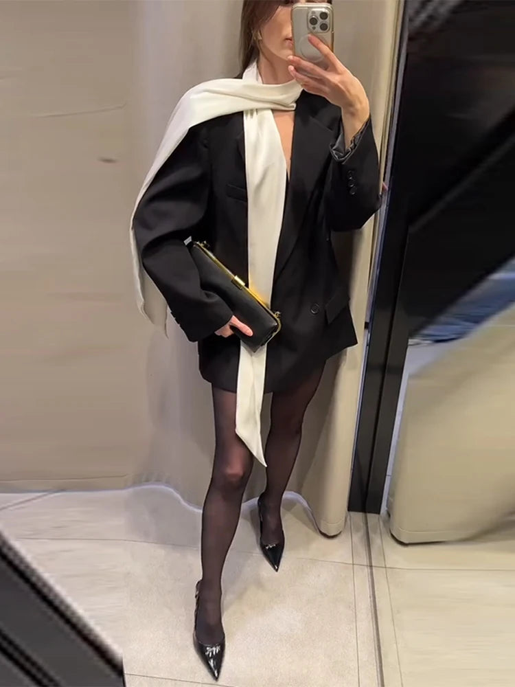 Collared Office Blazer Coat