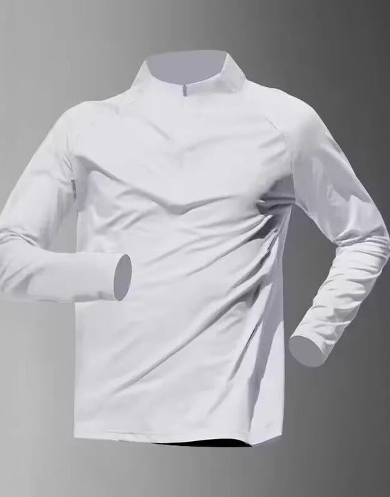 Sports Quick-drying Long-sleeved T-shirt Men's Sports Top Summer Training Sun Protection Outdoor Tees Fitness Clothes