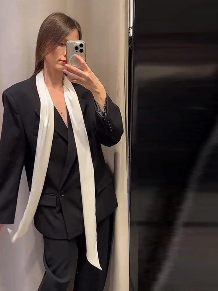 Collared Office Blazer Coat
