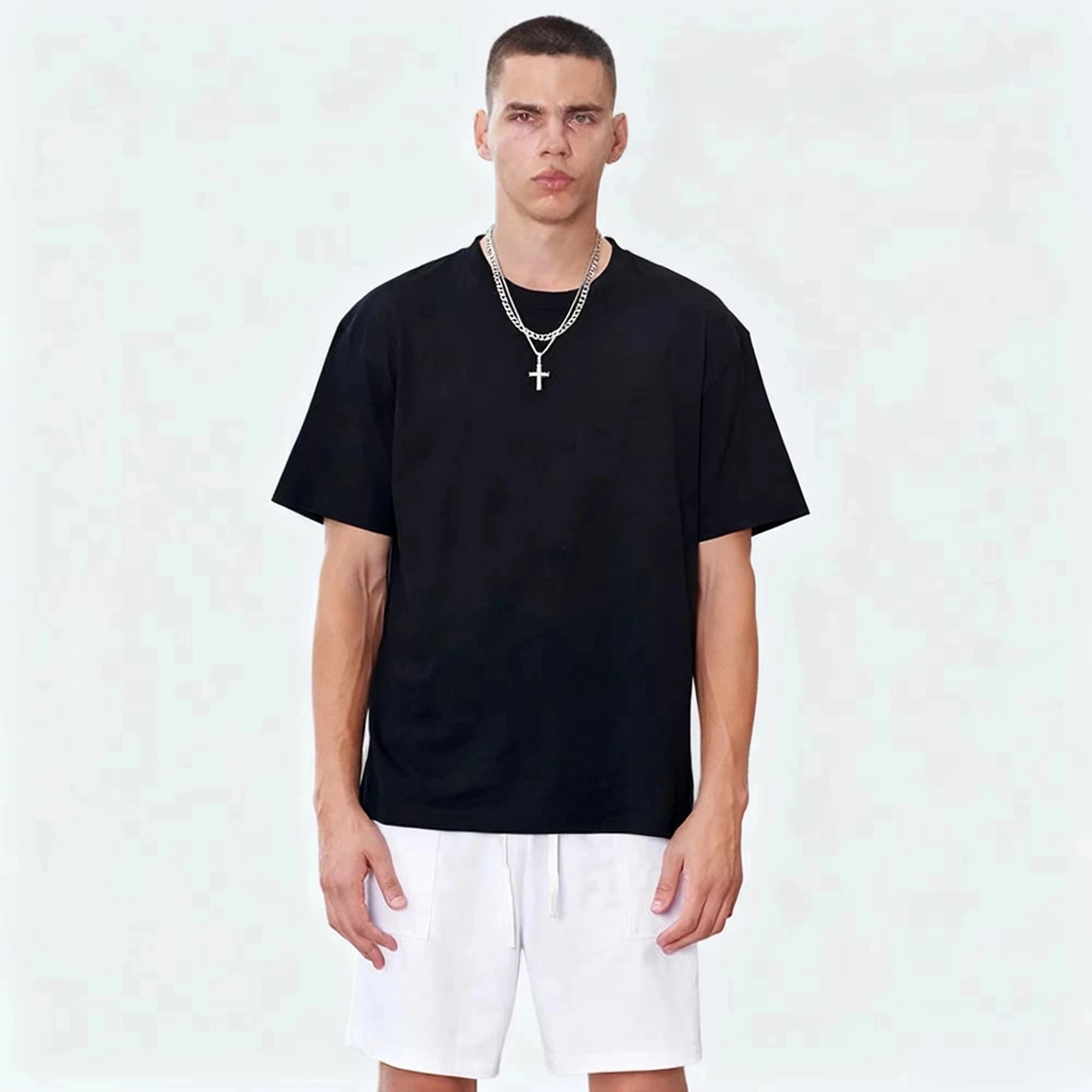 Security T Shirt Summer New Staff Event Male Works Clothing Cotton Casual Short Sleeve Men T Shirts Hip Hop Tees Tops OT-036