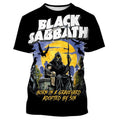 Summer Fashion Black Sabbath Men's T-shirt 3D Print Hip Hop Casual Cool Short Sleeve Tops Daily Comfortable Breathable Men Tees