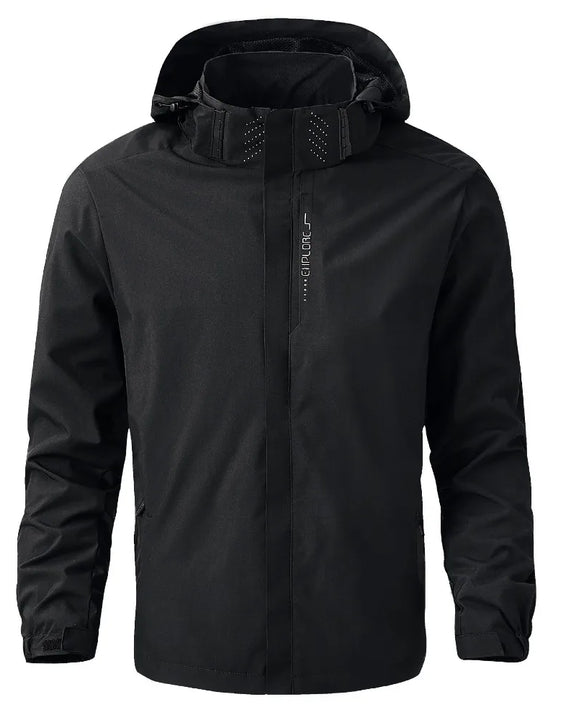 Men's Outdoor Waterproof Raincoat Lightweight Cycling Coat with Hood Streetwear Hiking Windproof Jacket Climbing Outdoor Jackets