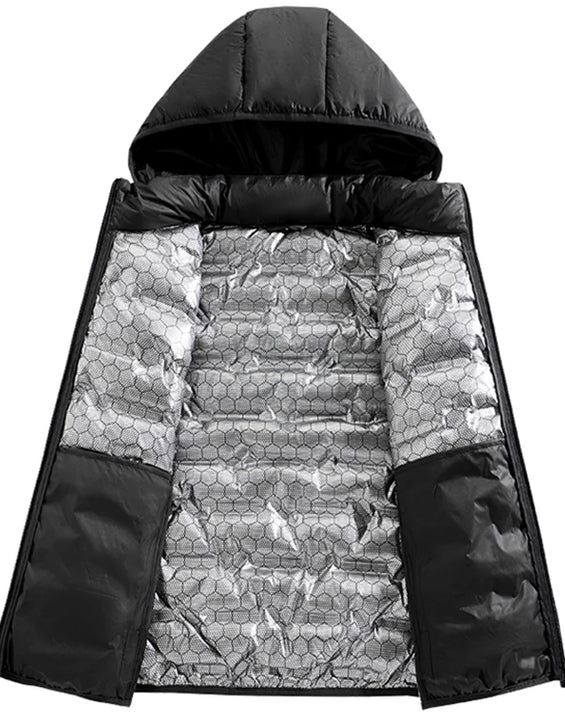 Men Winter New Hooded Down Vest Men Warm Windproof Ultralight Sleeveless Vest Detachable Hat Waterproof Vest Brand Waistcoat Man