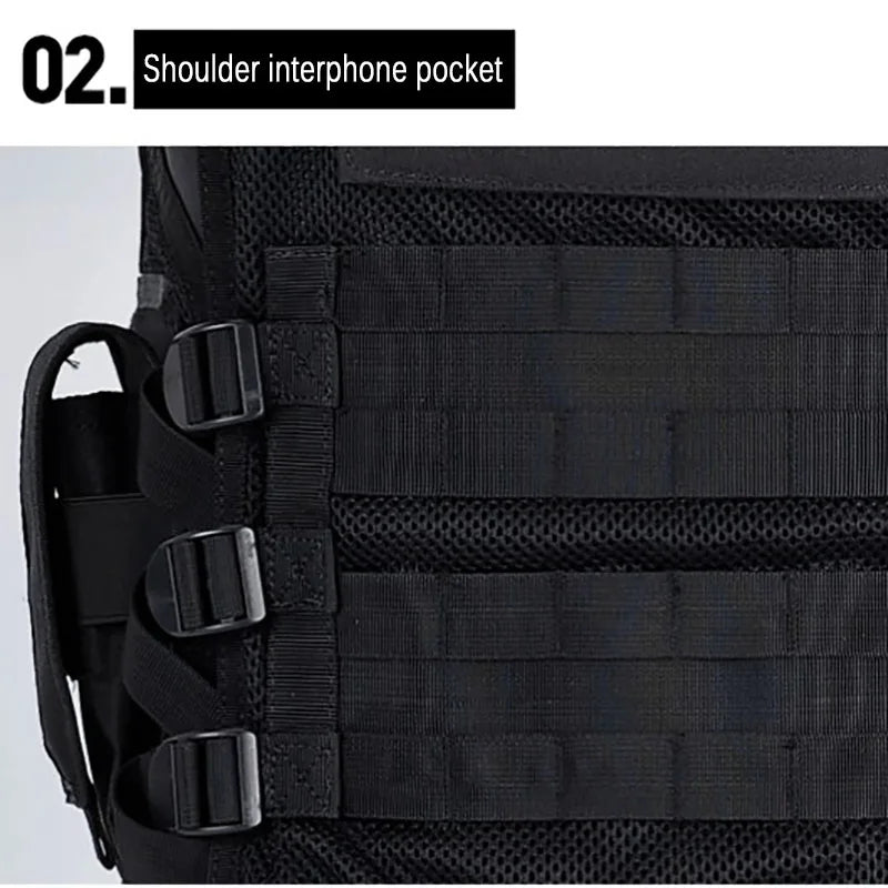 Hunting security clothing SWAT tactical vest SWAT jacket bra multi pocket CS hunting vest camping accessories