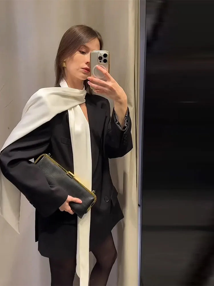 Collared Office Blazer Coat