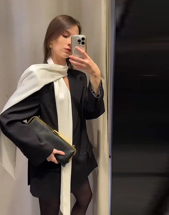 Collared Office Blazer Coat