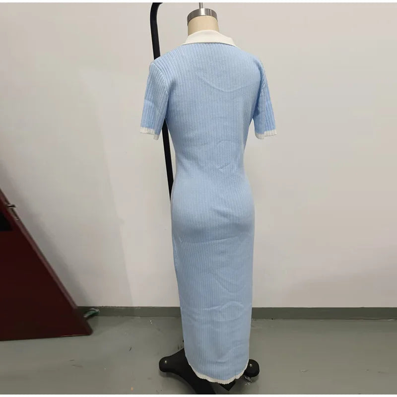 Women Elegant Maxi Dress Keyhole Neckline Braided Trim Sleeveless Backless High Slit Hem Solid Dresses 2026 Summer Fashion Gown