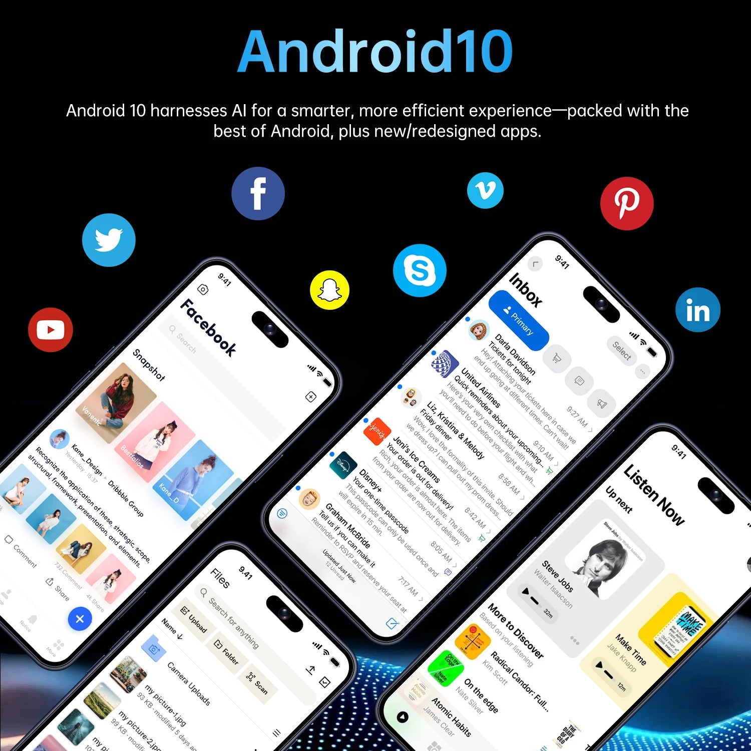 IVMI 17Pro Max Smartphones Android 10.0 Dual SIM 6.7"Display 3GB RAM 16GB ROM WIFI Bluetooth Play Store 4G Small Mobile Phone