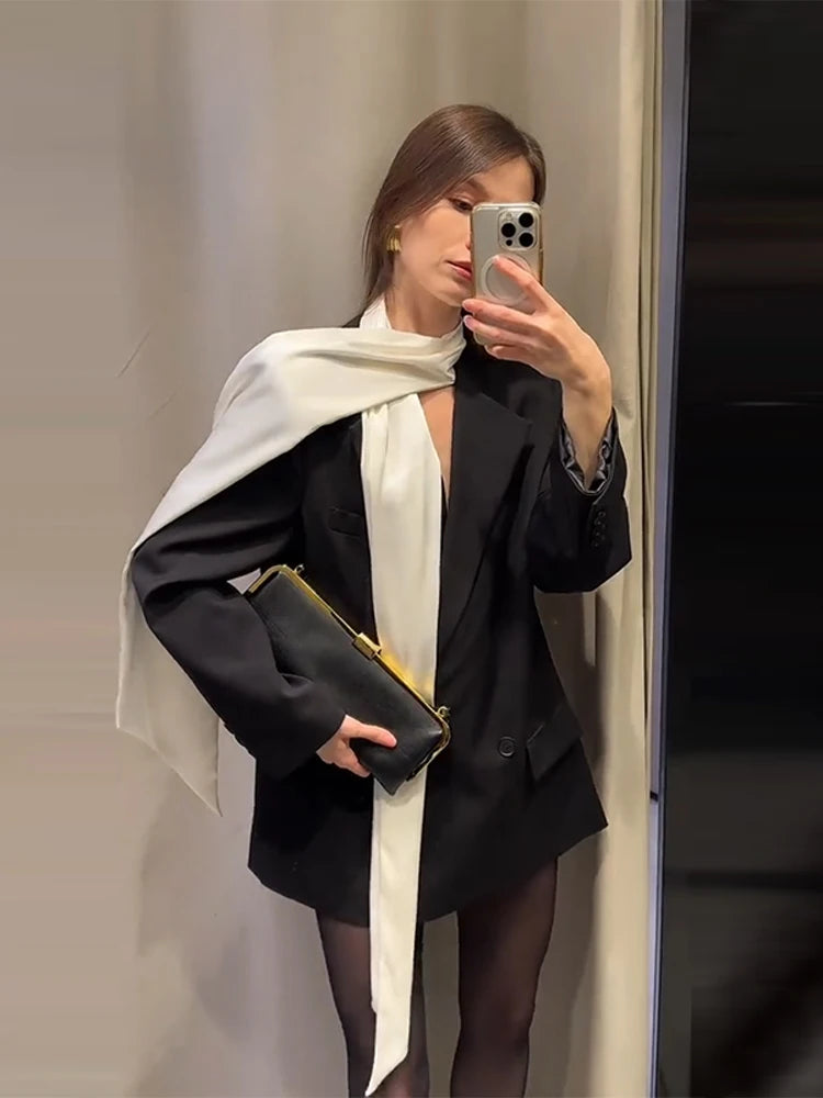 Collared Office Blazer Coat