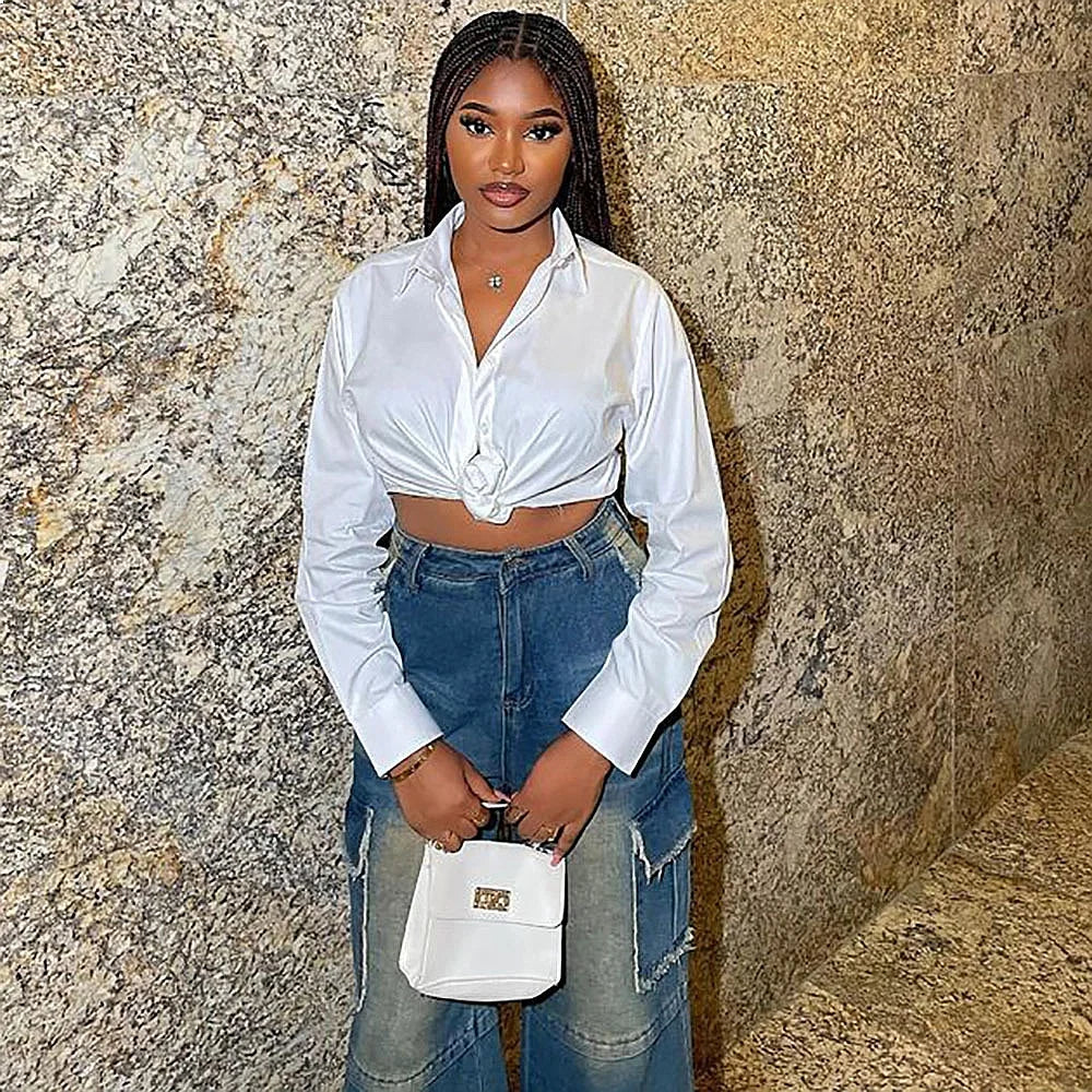 Women's Straight Leg Jeans High Waist Loose Denim Pants Vintage Washed Baggy Trousers