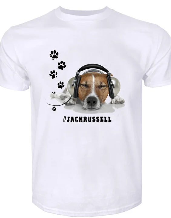 Women's Casual and Stylish T-shirt with Jack Russell Terrier Print.graphic T Shirts Aesthetic Clothes Summer Streetwear Y2K Top