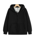 Custom LOGO Zipper 500GSM Heavy Weight Fashion Men's Hoodies Winter Casual Thick Cotton Men's Top Solid Color Hoodies Sweatshirt