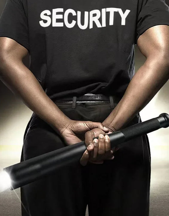 Security Flashlight Stick Outdoors Emergency Personal Torch Supplies Extended Baseball Baton Anti Riot Equipments Self Defense